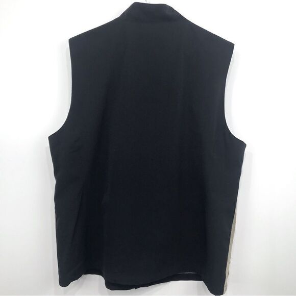 EP Pro Tour Tech Black and Gold Mesh Pilgrim’s Run Golf Vest - Picture 3 of 12